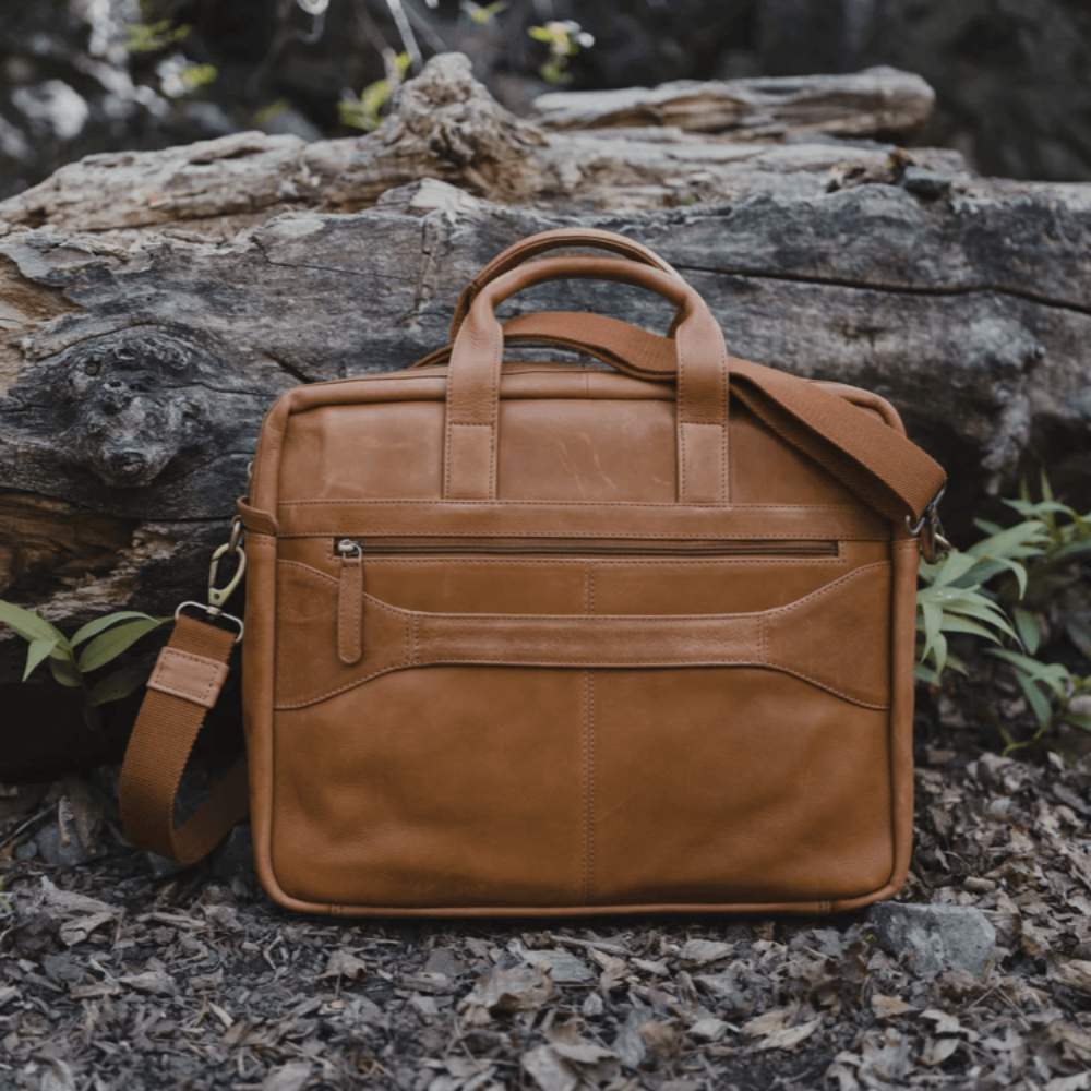 The Katmai Laptop Case | Outdoor Leather Laptop Case