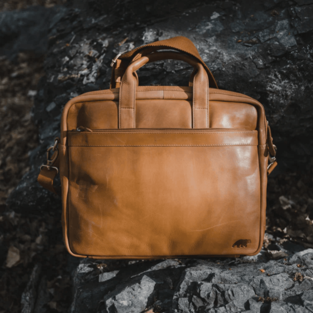 The Katmai Laptop Case | Outdoor Leather Laptop Case