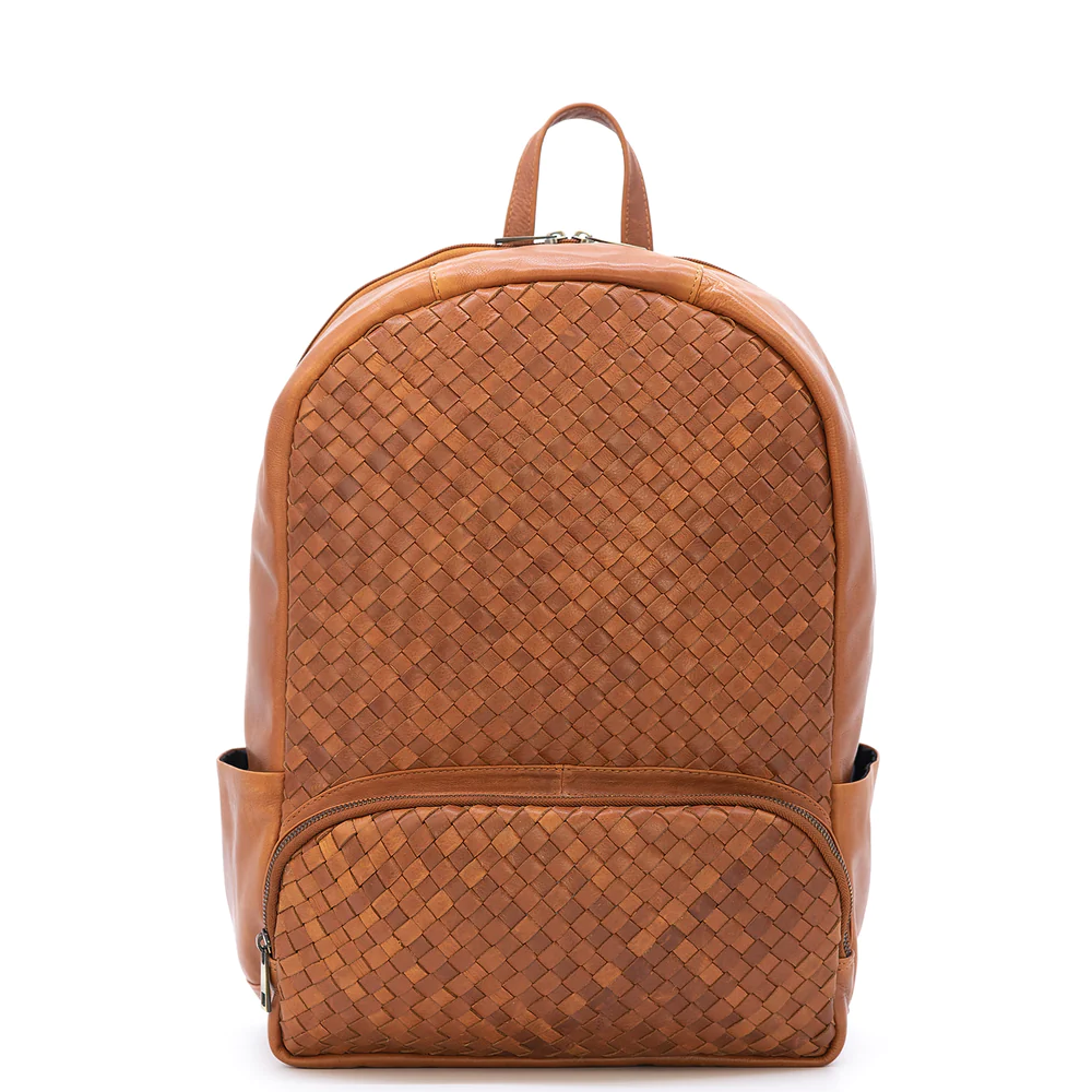 The Woven Backpack | Women's Leather Backpack