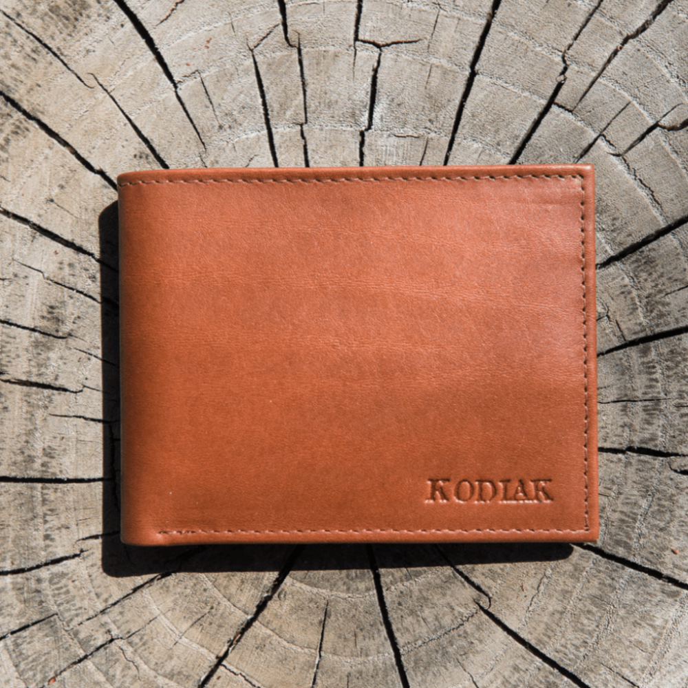 The Slim RFID Blocking Leather Bifold | Top Grain Leather
