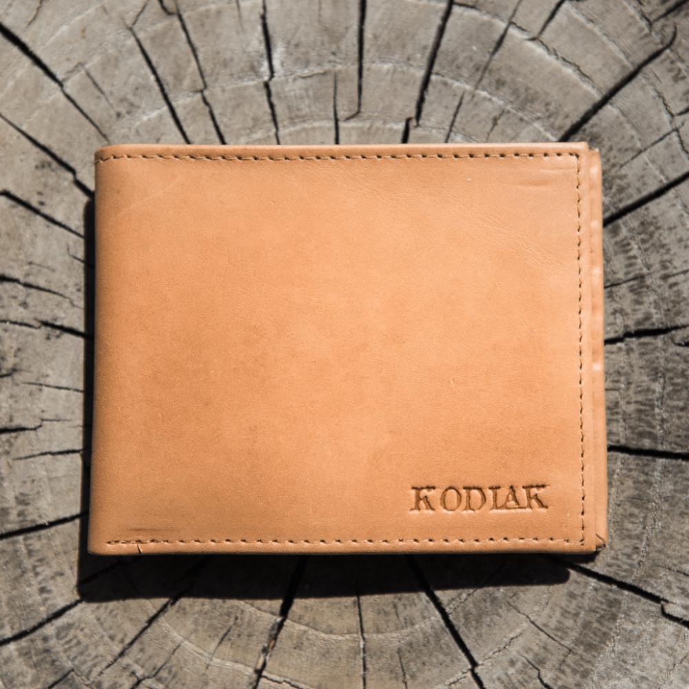 The Slim RFID Blocking Leather Bifold | Top Grain Leather