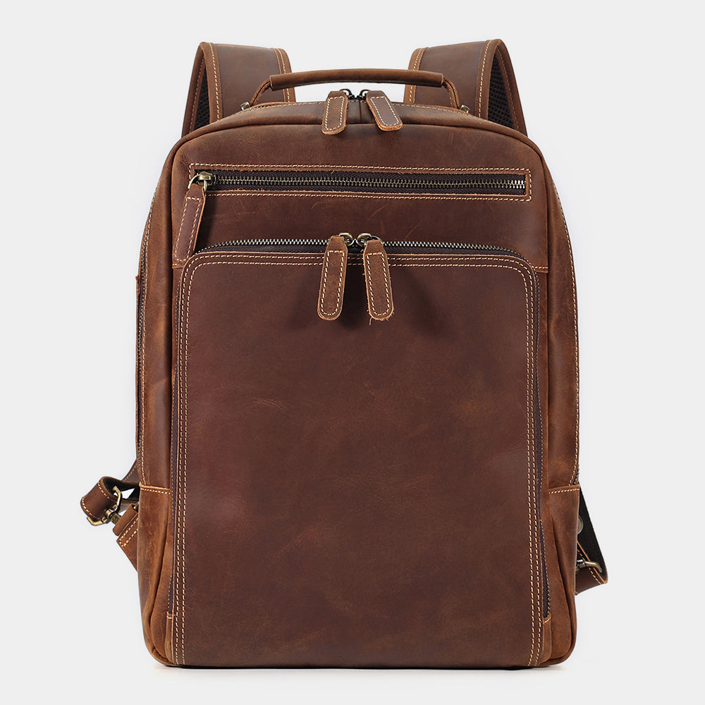 Crazy Horse Leather Backpack – The Real Leather Co Crazy Horse Leather Backpack – The Real Leather Co