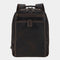 the kleos leather backpack dark brown
