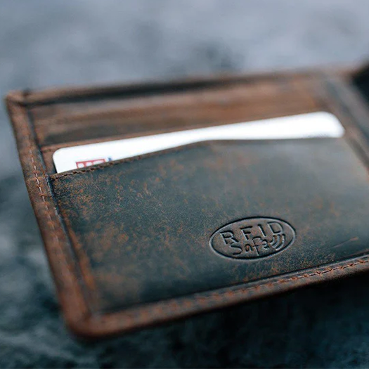 RFID Leather Wallet Top Grain Cowhide – The Real Leather