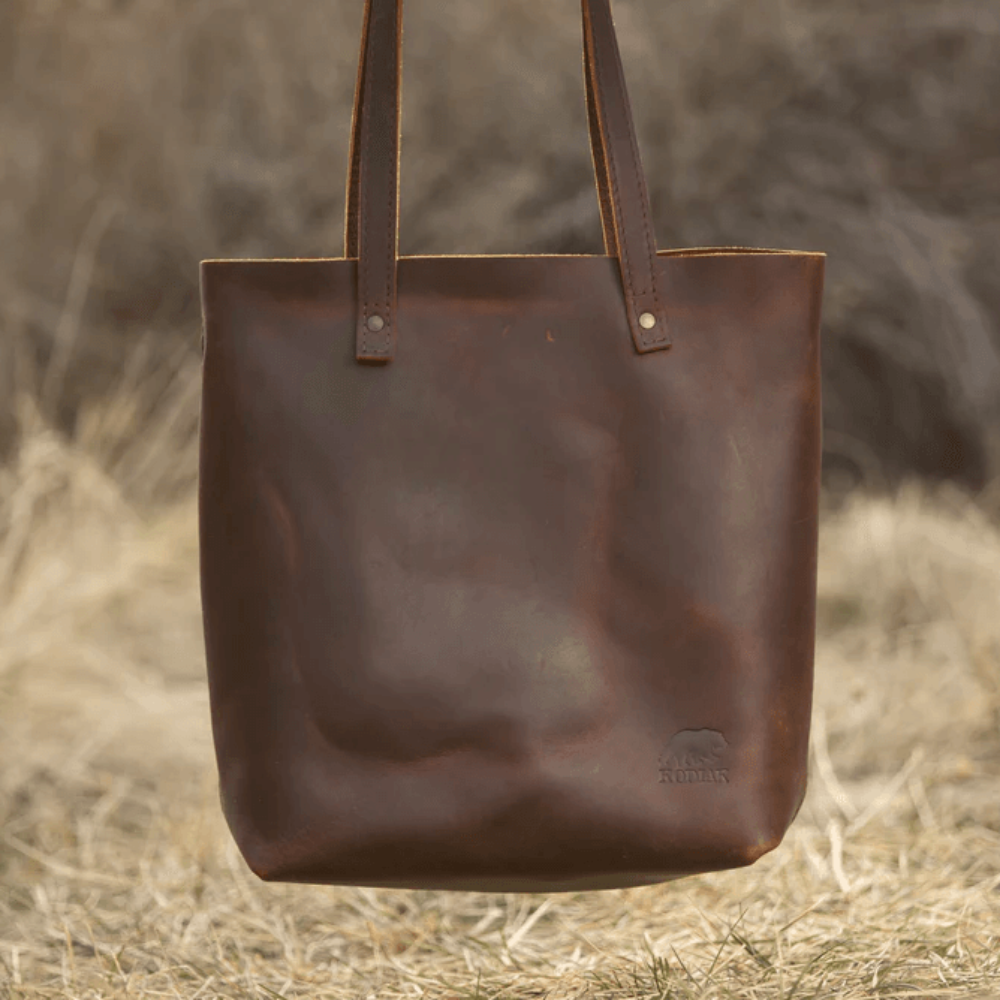 The Woven Leather Tote | Women's Classic everyday carry