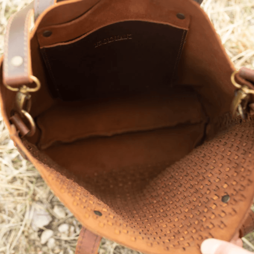 The Woven Leather Tote | Women's Classic everyday carry