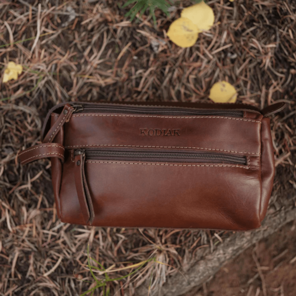 Handmade Leather Dopp Kit