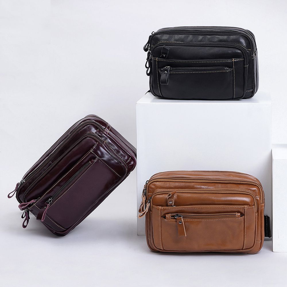 The Diverse | Men's Classic Leather Waist Bag