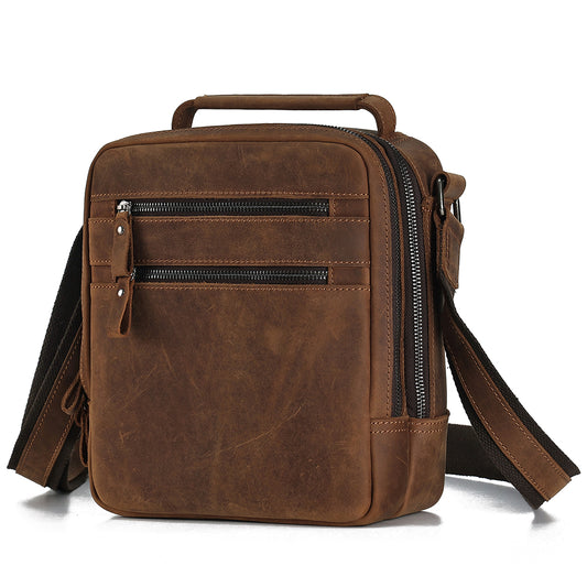 Leather Satchel Shoulder Bag