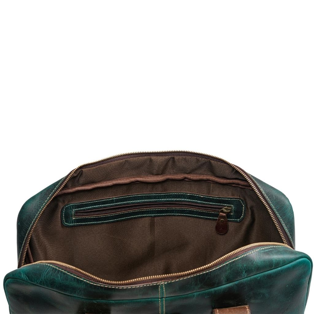 The Jefferson | Buffalo Leather Men's Briefcase Full Grain Laptop Bag