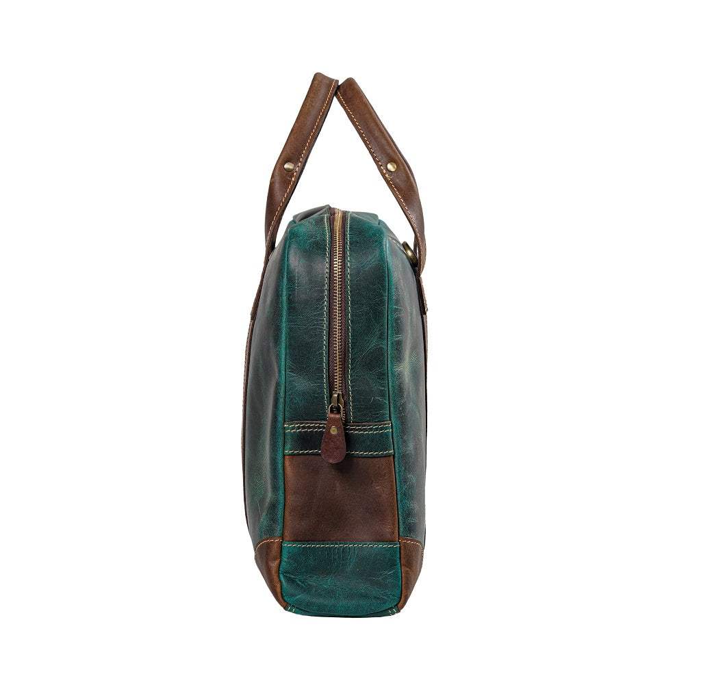 The Jefferson | Buffalo Leather Men's Briefcase Full Grain Laptop Bag