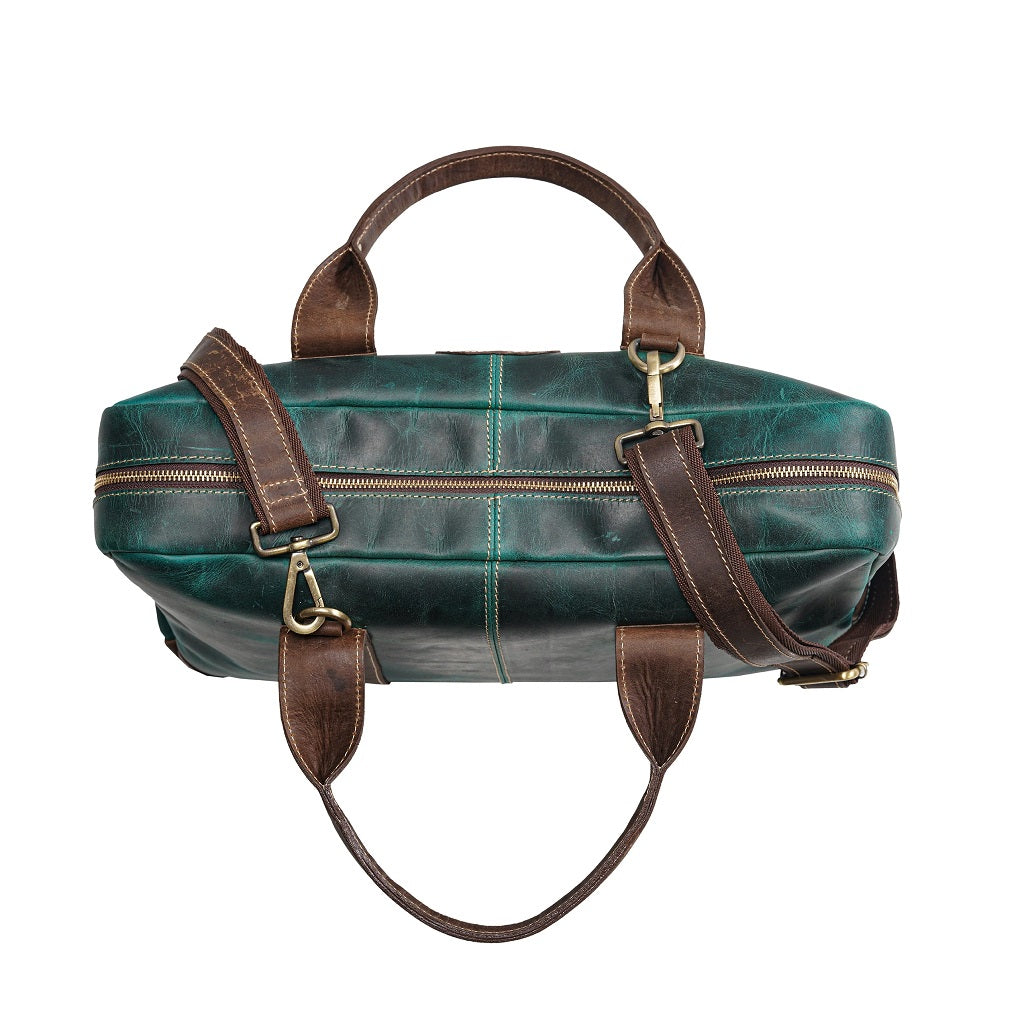 The Jefferson | Buffalo Leather Men's Briefcase Full Grain Laptop Bag