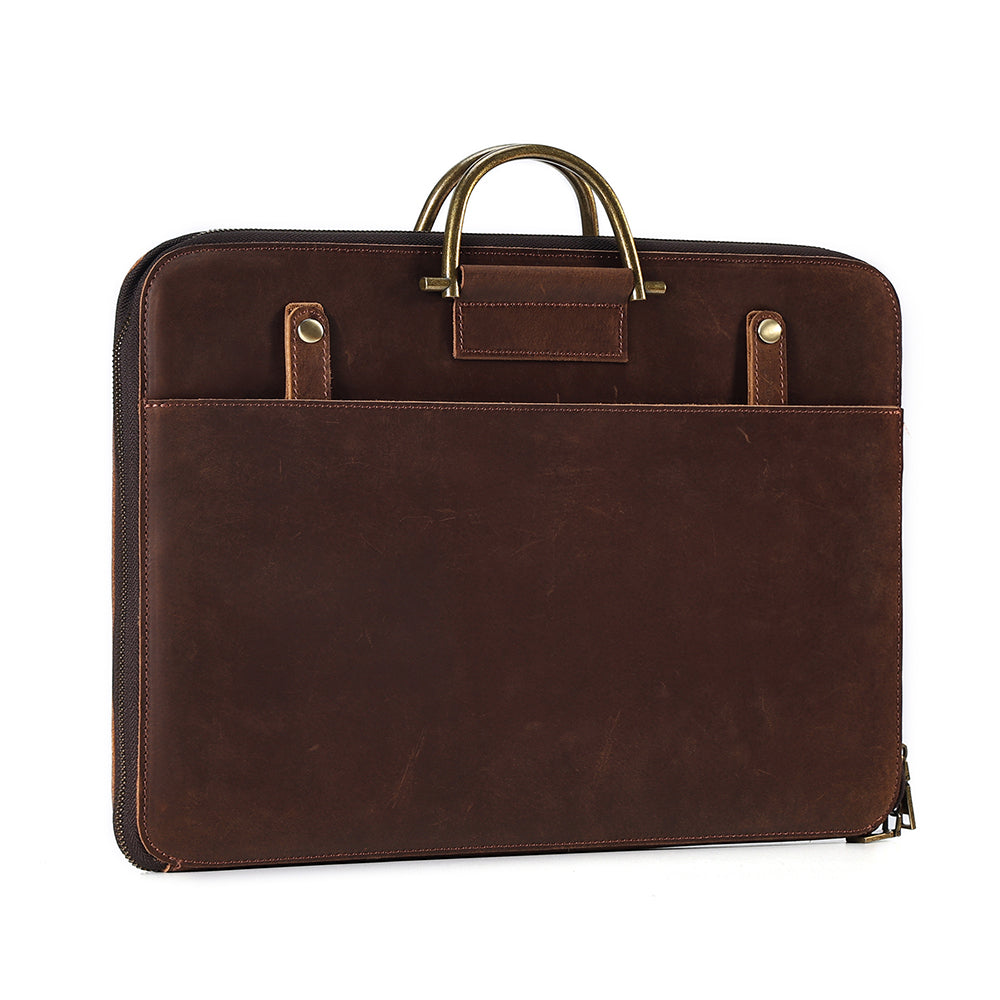 Top Grain Leather Briefcase Bag