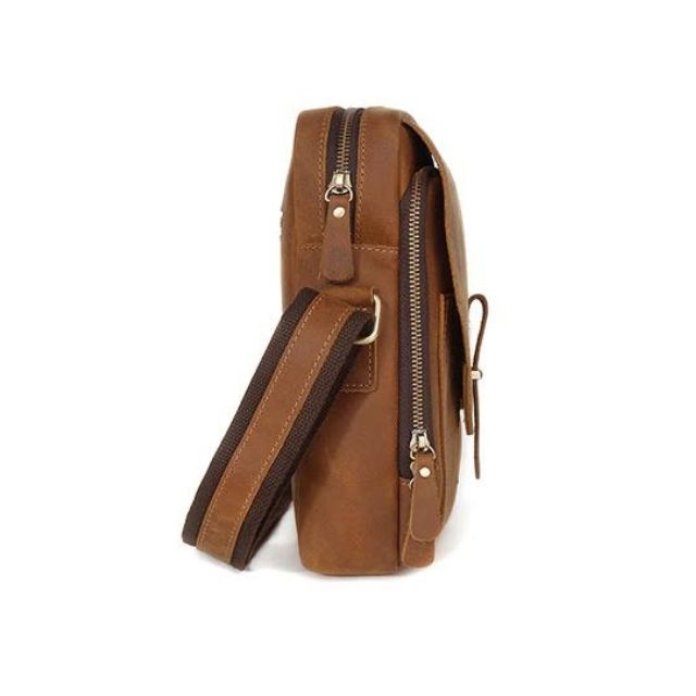 Medium Handmade Leather Crossbody Bag