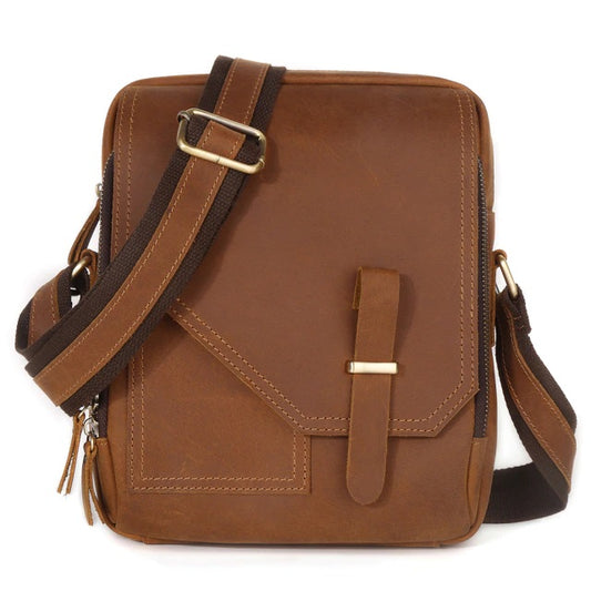 Medium Handmade Leather Crossbody Bag