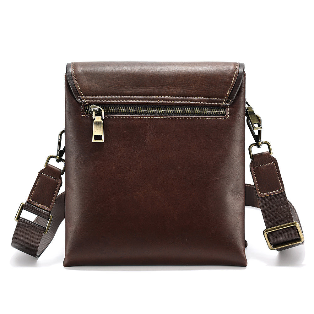 Women's Leather Satchel Handbag Purse - Brown