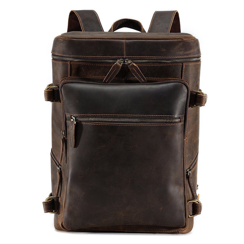 Leather shop backpack companies