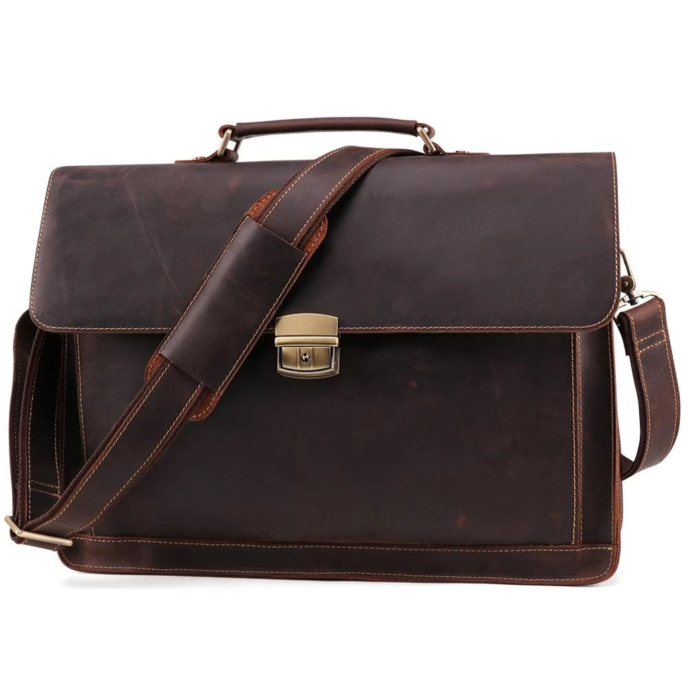 Real leather laptop case Clearance