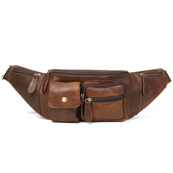 Waist bag for men leather Clearance