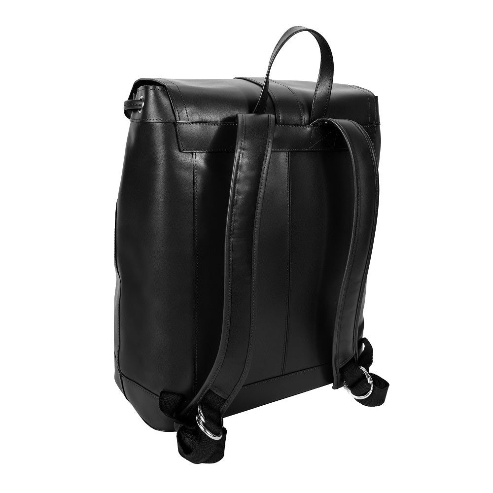 The Hagen | Leather Drawstring Laptop Backpack for 15 Inch Laptops