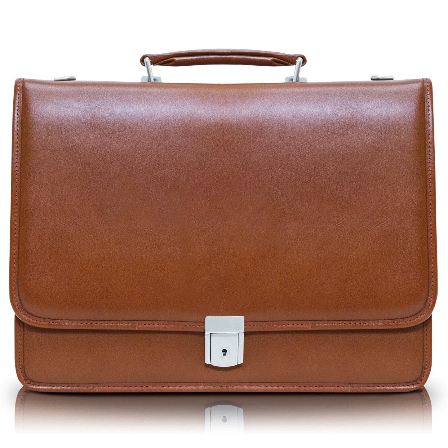 Soft Leather Handbag Briefcase - Smooth Nice Leather