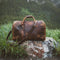 Small Leather Duffle Bag for Men - Mini Travel Overnight Bag
