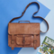 Men's Leather Laptop Messenger Bag Briefcase - Full Grain Leather