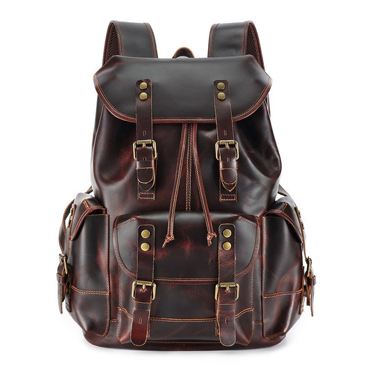 Soft Leather Backpack - Genuine Premium Leather