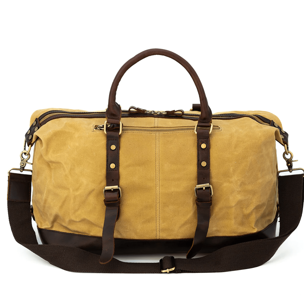 The Augustine Mini | Compact Duffel Bag for Men – The Real Leather Company