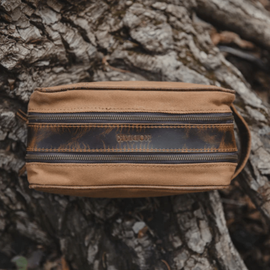 Buy Travalate Genuine Leather Shaving Bag for Men - Leather Dopp