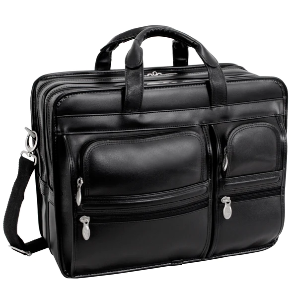 The Clinton | Classic 17-Inch Laptop Bag for Men