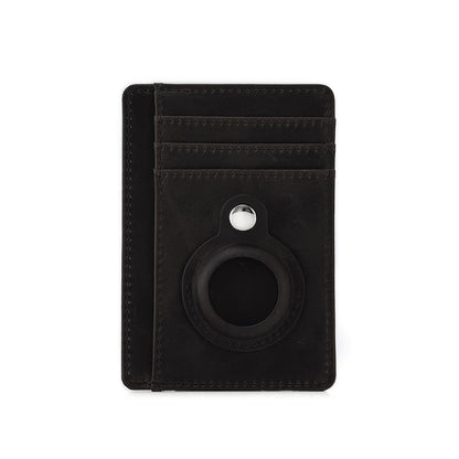 Slim Leather Wallet for Men - Money Clip Minimalist Style