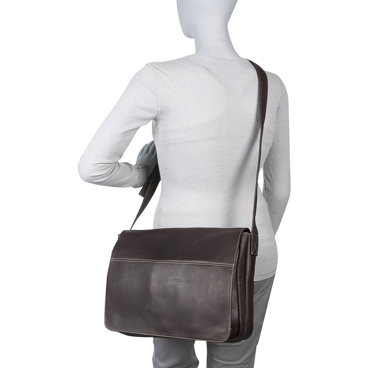 The Brisa | Men's Leather Messenger Laptop Bag