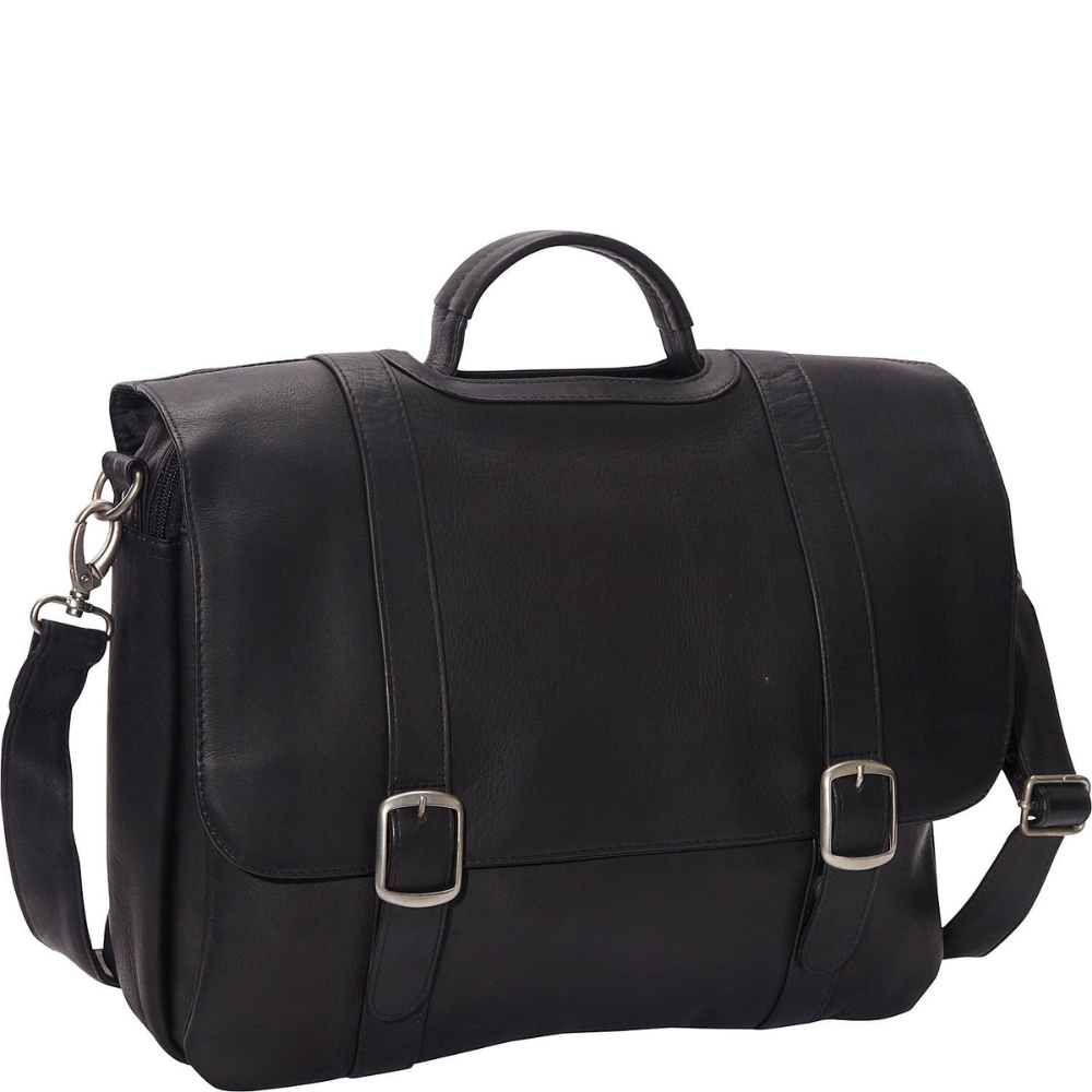 The Primo | Messenger Laptop Bag for Men – The Real Leather Company