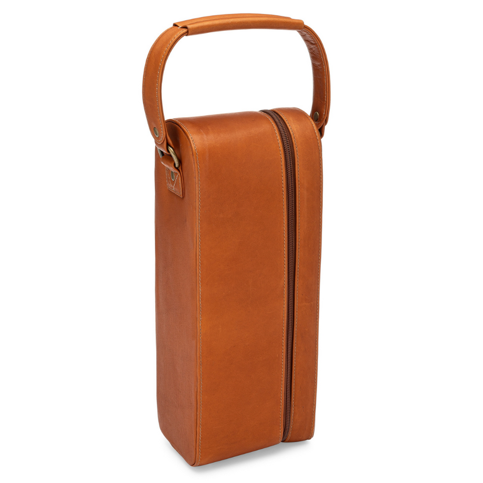 Leather Wine Totes & Wine Bags – The Real Leather Company