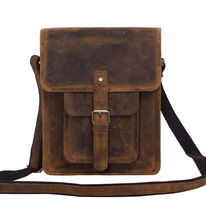 The Adesso | Leather Satchel Messenger Bag