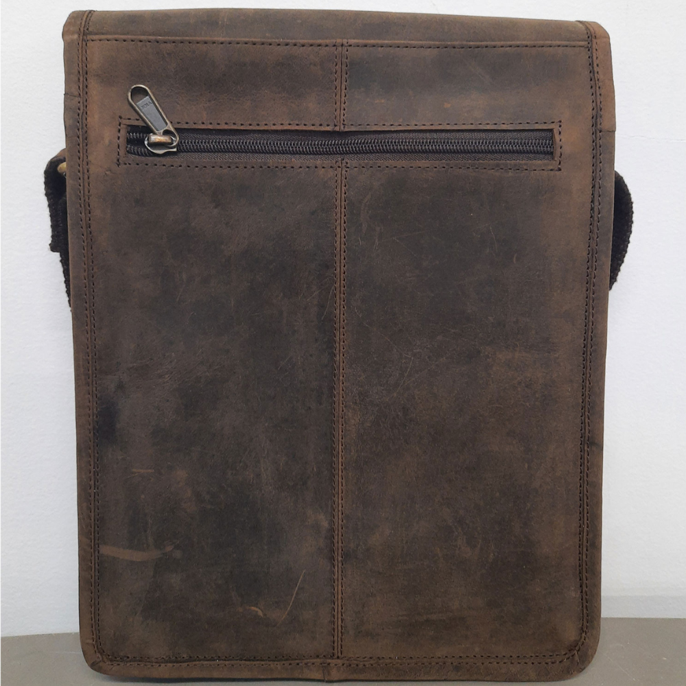 The Adesso | Leather Satchel Messenger Bag