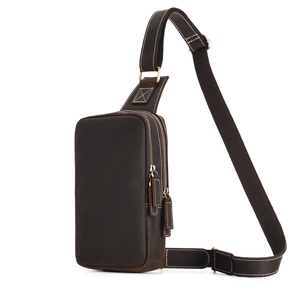 The Blaze | Vintage Leather Sling Bag