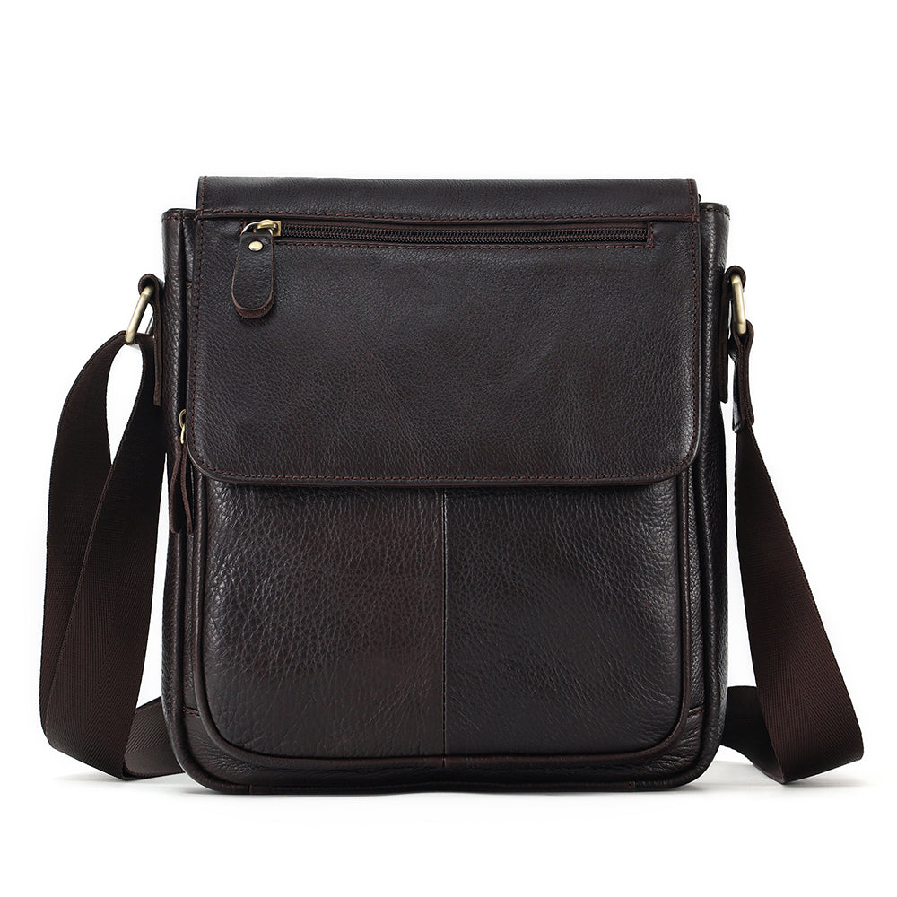 The Calimero | Messenger Crossbody Bag for Men – The Real Leather Company