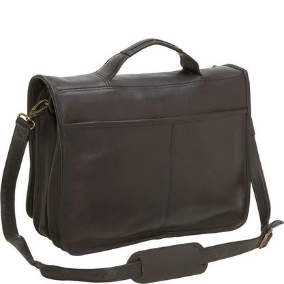 The Flumen | Expandable Leather Messenger Bag