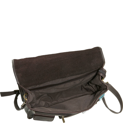 The Flumen | Expandable Leather Messenger Bag