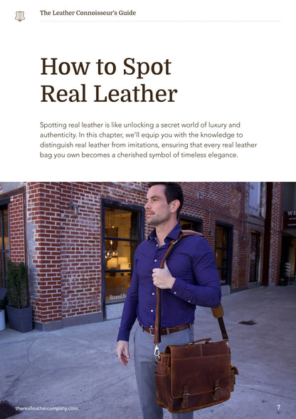 The Leather Connoisseur's Guide