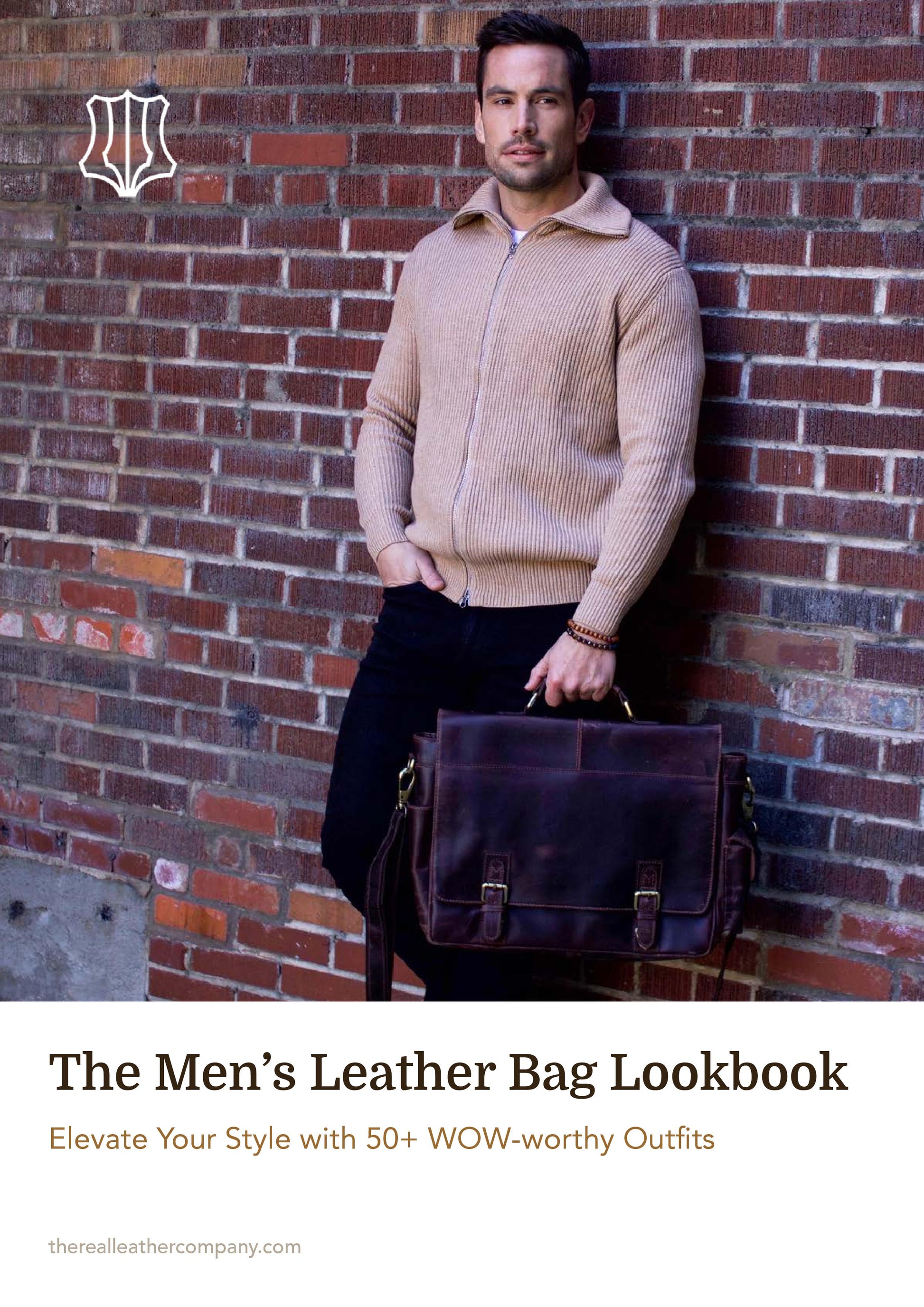 the mens leather bag lookbook