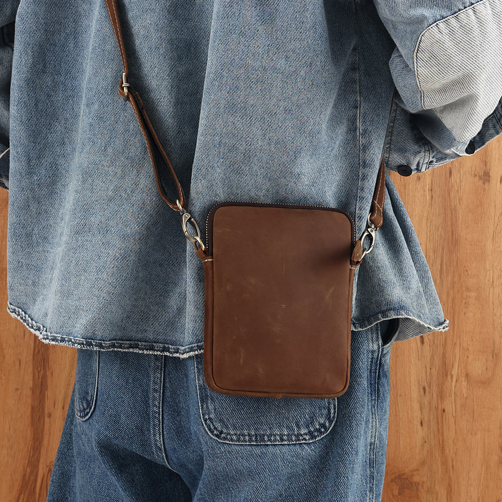 The Perenne | Classic Leather Crossbody Bag