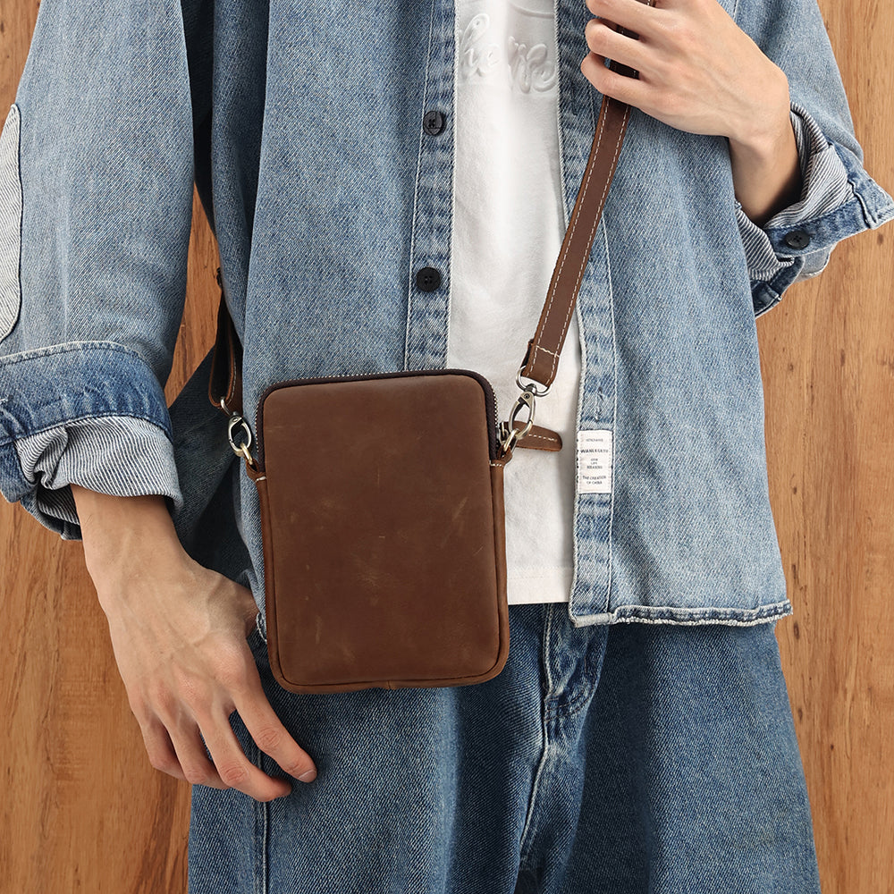 The Perenne | Classic Leather Crossbody Bag