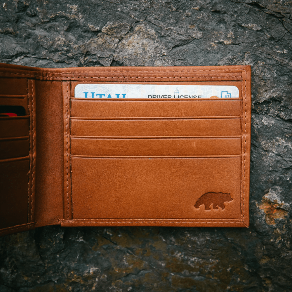 The Slim RFID Bifold | Top Grain RFID-blocking leather wallet