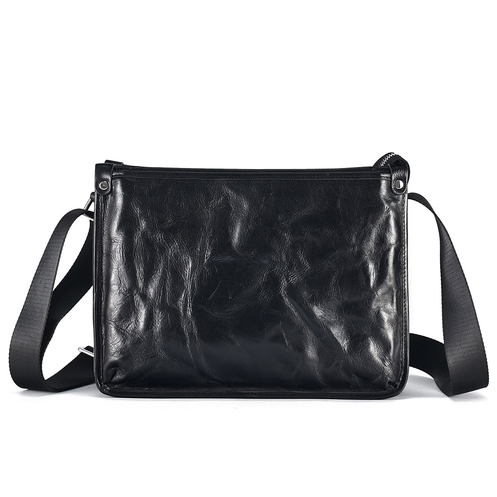 The Taini | Leather Messenger Crossbody Bag
