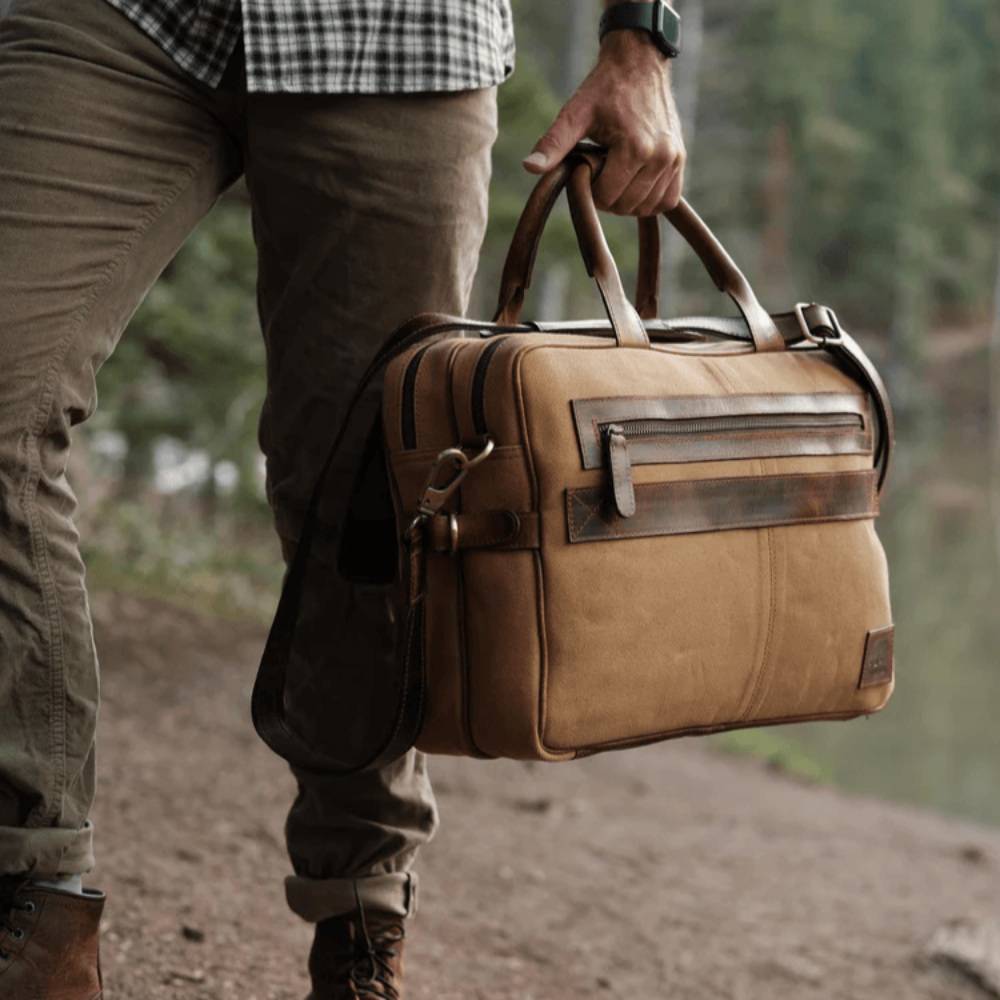 The Canvas  Pilot | Men's Briefcase Laptop Bag 