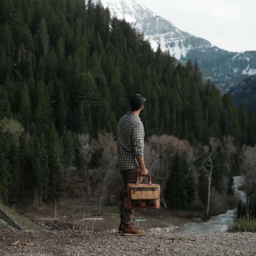 The Canvas  Pilot | Men's Briefcase Laptop Bag 