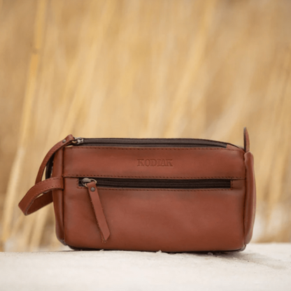 The Yukon Toiletry Bag - Full Grain Leather Travel Bag